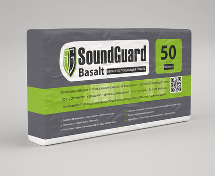 Профессиональная звукопоглощающая плита SoundGuard Basalt